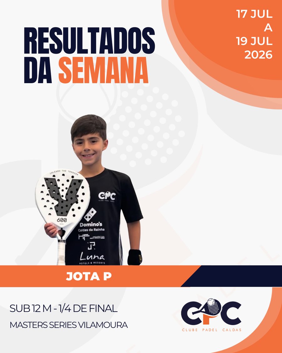 Resultados da semana - Jota P